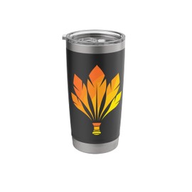 Badminton Shuttlecock Player Featherball Stainless Steel Insulated Tumbler