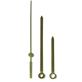 Replacement Quartz Clock Hands for Movement Mechanism Press Fit for 3.6mm and 5.5mm Pointer Holes (95mm Gold)