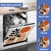 Boho Plant Dishwasher Magnet Cover,Front Dishwasher Cover Decoration Reusable Decorative