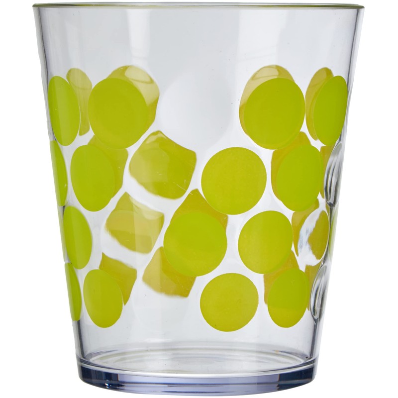 Zak Designs 420 ml Dot Dot Beaker, Plastic, Green, 5