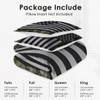 WeCozy Twin Size Comforter Set with Pillowcase, Black Military Camouflage