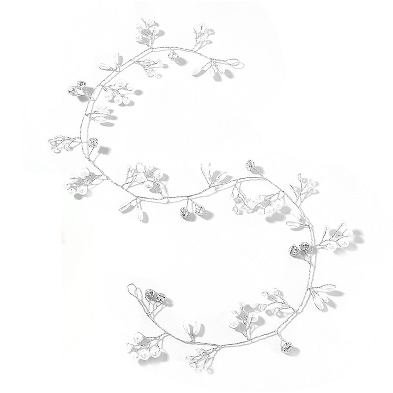 Tocado de Perlas, Diadema de Boda Nupcial, Tocado de Perlas