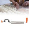 Rolling Pin Stainless Steel Dough Roller Fixed 360° Rotation for