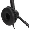 2.5mm Business Headset Binaural Corded Headset with HD Mic for