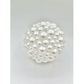 Pearl covered decor ball, bowl filler, large pearl ball