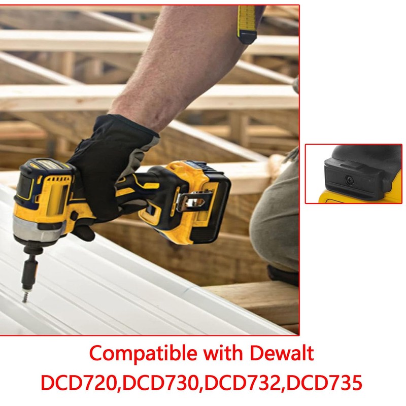 Bamyli 2pcs Magnetic Bit Holder with Screws Compatible with Dewalt