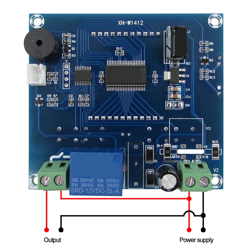 Microcomputer Thermostat Controller Digital Temperature Control Switch XHW1412