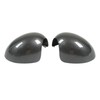 2 Pcs Door Side Rearview Mirror Cover Cap Carbon Fiber