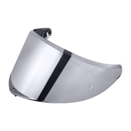 JQF Gear K6 Helmet Shield Visor Replacement Face Shield Compatible with K6 K6S Motorcycle Helmet Accessories (Chrome Silver)