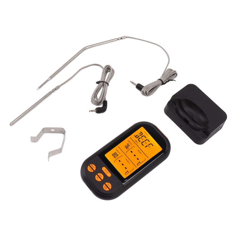 EN2010 1 Wireless Dual Probe Thermometer Kitchen Meat Thermometer Digital