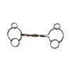 AK Universal Loose Ring Rotary Double Cooper Roller Snaffle Horse