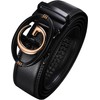 Civantiya - Cinturón de piel para hombre, Black Style 04,