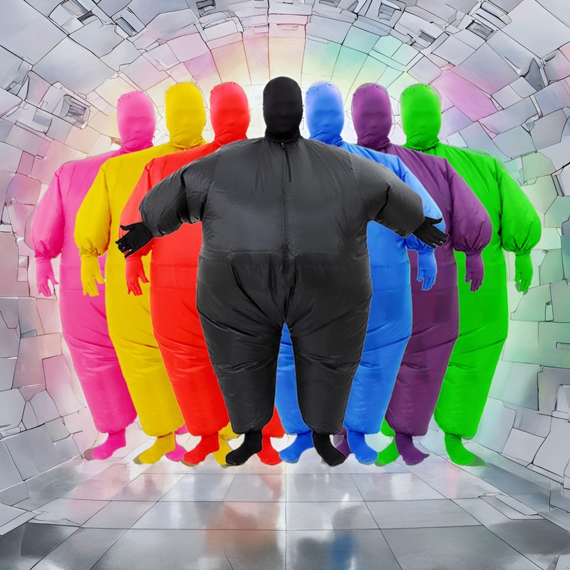 RHYTHMARTS Inflatable Costume Full Body Suit Funny Fancy Dress Cosplay