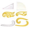 7pcs Sewing Rulers Kit French Curve Drafting Drawing Template Straight