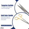 Tungsten Carbide TC Micro IRIS Scissors Sharp/Sharp Blades for Fine