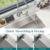 Diatomite Fast Drying Kitchen Sink Mat, 61cm Long Stone Tray,