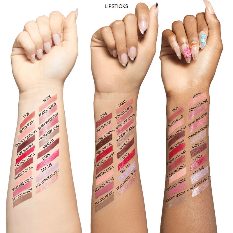 Gerard Cosmetics Glitter Lipstick (Hollywood Blvd), Nude Pink Lipstick with