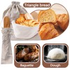 Thatyro 2 Pack Reusable Bread Bag, Linen Bread Storage Bag