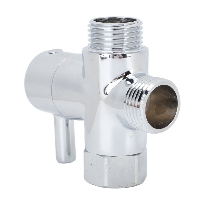 3 Way G1/2 Shower Diverter Valve Copper Shower Arm Diverter