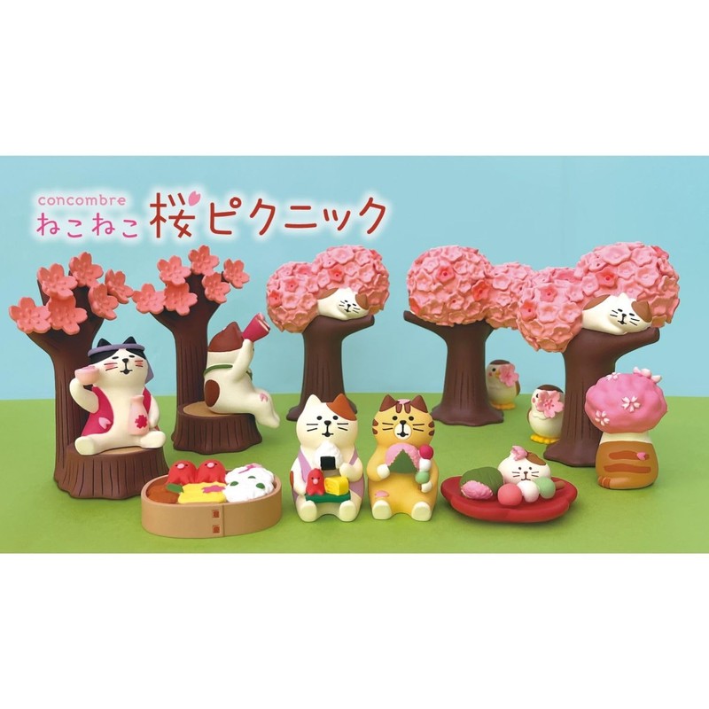Decore Concombre ZSA-16560R Stumps, Cherry Blossoms, Approx. 2.4 x 2.0