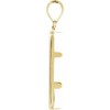 Roy Rose Jewelry 14K Gold Tab Back Frame Pendant For