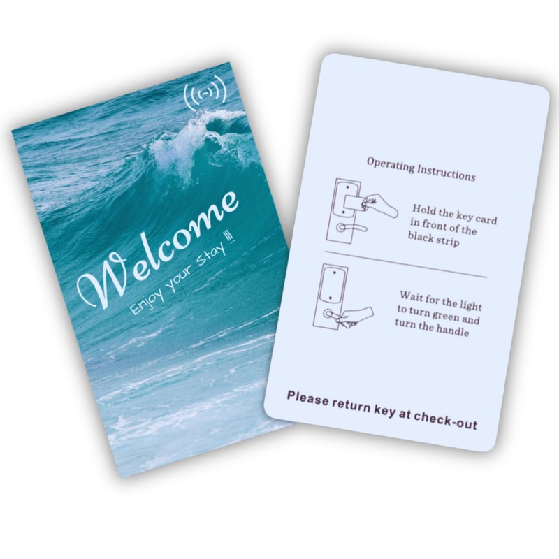 Hotel RFID KeyCard, Touchless Key Card (Pack of 200 Keys)