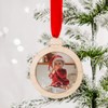 Round Picture Frame Ornament 7 inch, Pack of 10 Small