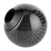 Car Shift Knob with Adapters Universal Black Carbon Fiber Gear