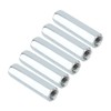 Coupling Nut, 5pcs M6 * 40 Long Rod Nut Hex