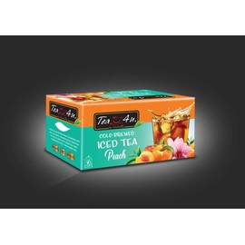 Tea4U Peach Black Iced Tea Bags - Hot & Cold Brewed