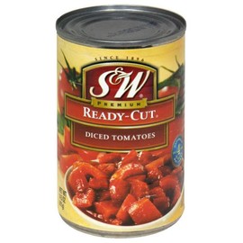 S&W Ready Cut Tomatoes, 14.5-Ounce (Pack of 12)