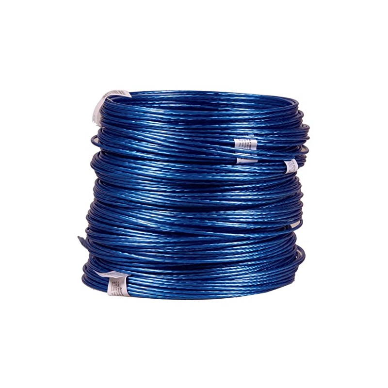 Hillman 123188 Galvanized Plastic Coated Clothesline, Blue