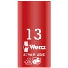 Wera 004957 8790HMB Insulated Socket, 3/8, 0.5 inch (13 mm)