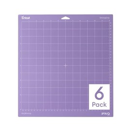Cricut StrongGrip Mat Pack (6 count, 12in x 12in) - for Explore & Maker Machines - for Chipboard, Matboarx, Cardstock & Heavyweight Materials