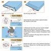 TAILI 8 Pack Vacuum Storage Bags, LONG SIDE ZIP (4