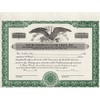 Custom Printed Corporate Stock Certificates, HUBCO, Green, 20-Pack