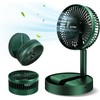 Portable Desk Fan,Foldable Rechargeable USB Desktop Fan,3 Speeds Wind Adjustable