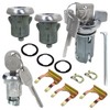 #607893#608307#605533 Ignition/Doors/Trunk Lock Cylinder w/Keys Kit Fit for Buick Lesabre