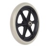 Wheelchair Wheel 8in PU Walker Caster Replacement Skidproof with Ball