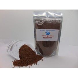 16 Ounce (1 Pound) "COOL BEANS n SPROUTS" Brand, Broccoli Seeds for Sprouting Microgreens, A superfood Packed with antioxidants and Health-Promoting nutrients. A Small Town Family Run USA Business.