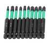10Pcs Magnetic Screwdriver Bit Set Cross Star Non Slip High