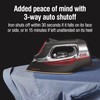 CHI Steam Iron for Clothes with 8’ Retractable Cord, 1700