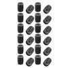 sourcing map 24 Pcs 6 mm Diameter Aluminium Round Potentiometer