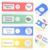 Hohopeti 12 pcs Prepared Microscope Slides for Educational Science Classroom