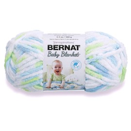 Bernat Baby Blanket Yarn, 3.5 oz, Gauge 6 Super Bulky, Funny Prints