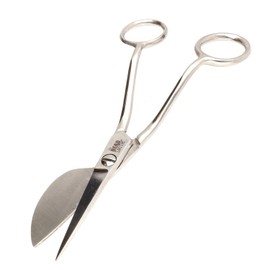 The Beadsmith Tijeras para apliques: 15 cm, filo de pico de pato, mango en ángulo, tornillo de tensión ajustable, forma de paleta para arte, manualidades, tela, hilo, bordado y costura.