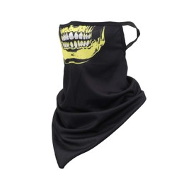 Trimming Shop Multifunctional Bandana Headwear Scarf with Ear Straps Face Cover Reusable Breathable for Outdoor Cycling, Laughing Face 1