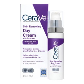 Crema Facial Antiedad Cerave Fps 30, Crema Antiarrugas Con R