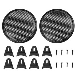 X AUTOHAUX 2pcs 10 Inches Speaker Grill Cover Mesh Protector Car Speaker Cover Woofer Subwoofer Grill