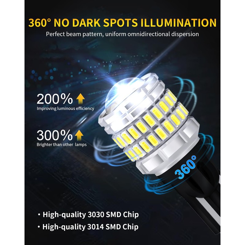 lupuauto 912 921 LED Bulbs for Backup Reverse Light Bulbs